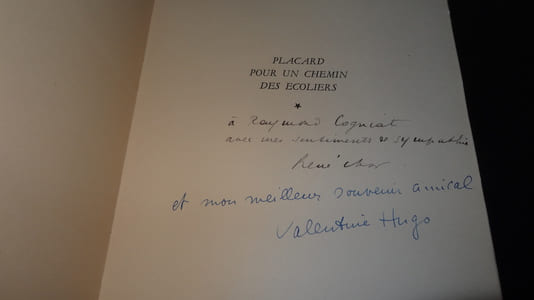 PLACARD POUR UN CHEMIN DES ÉCOLIERS - ENVOIS