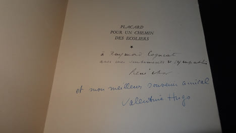 PLACARD POUR UN CHEMIN DES ÉCOLIERS - ENVOIS. CHAR René