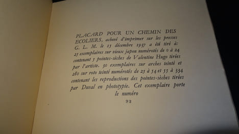 PLACARD POUR UN CHEMIN DES ÉCOLIERS - ENVOIS. CHAR René
