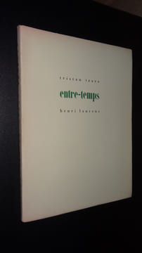 ENTRE-TEMPS. TZARA Tristan