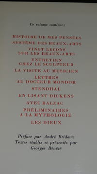 LES ARTS ET LES DIEUX - BIBLIOTHÈQUE DE LA PLÉIADE