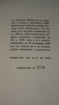 COFFRET DE TROIS OUVRAGES : LE SILENCE DE LA MER / LES ARMES DE LA NUIT / LA MARCHE À L'ÉTOILE. VERCORS