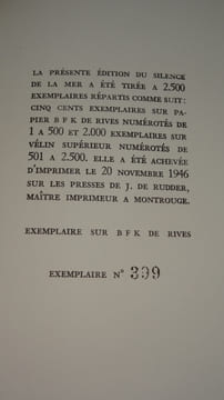 COFFRET DE TROIS OUVRAGES : LE SILENCE DE LA MER / LES ARMES DE LA NUIT / LA MARCHE À L'ÉTOILE. VERCORS