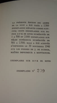 COFFRET DE TROIS OUVRAGES : LE SILENCE DE LA MER / LES ARMES DE LA NUIT / LA MARCHE À L'ÉTOILE. VERCORS