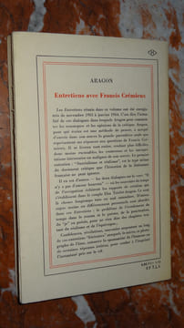 ENTRETIENS AVEC FRANCIS CRÉMIEUX - ENVOIS. ARAGON