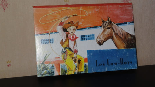 LES COW-BOYS - LIVRE ANIMÉ - POP-UP
