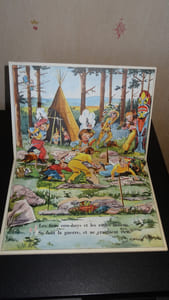LES COW-BOYS - LIVRE ANIMÉ - POP-UP