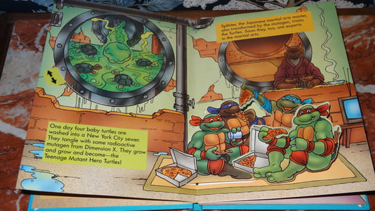 TEENAGE MUTANT HERO TURTLES POP-UP STORYBOOK - TORTUES NINJA
