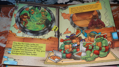 TEENAGE MUTANT HERO TURTLES POP-UP STORYBOOK - TORTUES NINJA