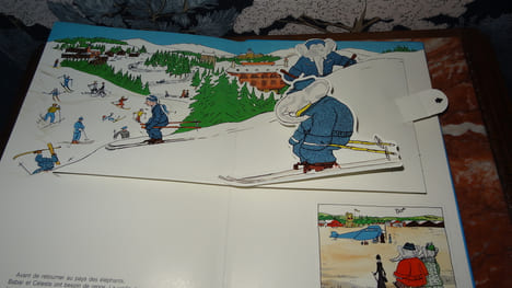 LE LIVRE ANIMÉ DU VOYAGE DE BABAR. BRUNHOFF Jean de