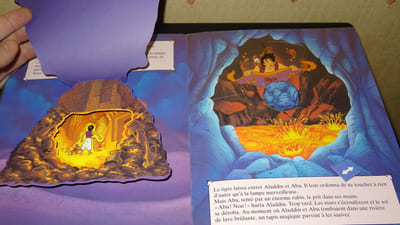 ALADDIN - ALBUM ANIMÉ EN RELIEF - POP-UP