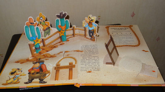 LES JEUX DU FAR-WEST DE MICKEY COW-BOY - LIVRE ANIMÉ INTERACTIF