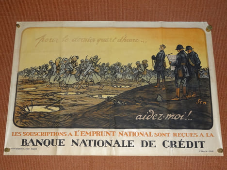 AFFICHE ORIGINALE "POUR LE DERNIER QUART D'HEURE...AIDEZ-MOI !". SEM