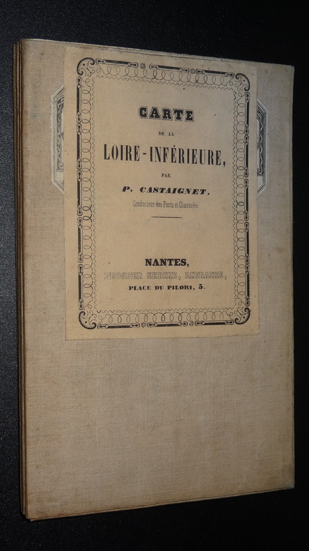 CARTE DE LA LOIRE INFÉRIEURE DRESSÉE PAR P. CASTAIGNET. CASTAIGNET P.