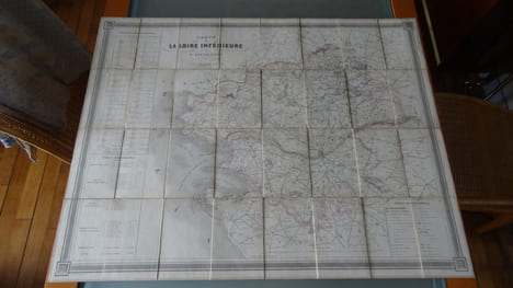 CARTE DE LA LOIRE INFÉRIEURE DRESSÉE PAR P. CASTAIGNET. CASTAIGNET P.