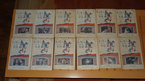 LE FILS DE LA NUIT - GRAND ROMAN CINÉMATOGRAPHIQUE - 12 FASCICULES. DE GASTYNE Jules & BOURGEOIS Gérard