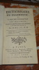 DICTIONNAIRE DU DIAGNOSTIC OU L'ART DE CONNOÎTRE LES MALADIES. Helian M.