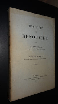 LE SYSTÈME DE RENOUVIER. HAMELIN O.