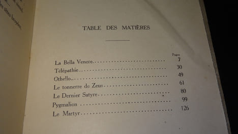 LA BELLA VENERE (LA BELLE VÉNUS) - CONTES. VARLET Théo