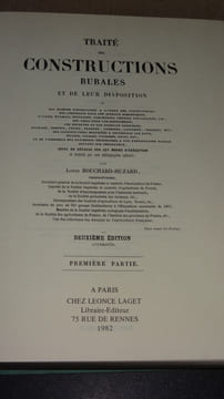 TRAITÉ DES CONSTRUCTIONS RURALES ET DE LEUR DISPOSITION. BOUCHARD-HUZARD Louis
