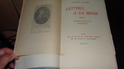 LETTRES A SA MÈRE (1874-1891). TAILHADE Laurent