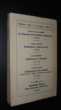 L'ART DE SOUFFRIR. DE MARICOURT André