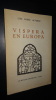 VISPERA EN EUROPA - POEMA. LOPEZ ALVAREZ Luis