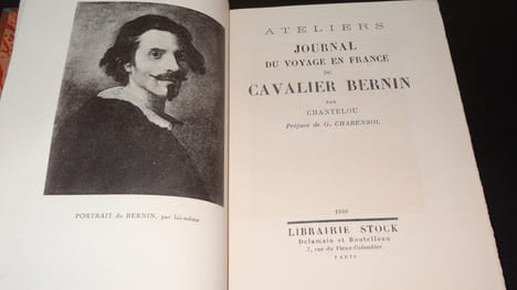 JOURNAL DE VOYAGE DU CAVALIER BERNIN EN FRANCE. CHANTELOU