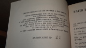 FAITS DIVERS - EXEMPLAIRE SUR ARCHES. GOFFIN Robert