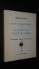 ÉTATS D'IMAGINATION OU LA LITTÉRATURE EN PAN DE CHEMISE. KŒNIG Théodore