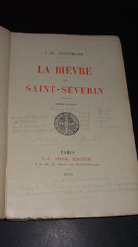 LA BIÈVRE ET SAINT-SÉVERIN. HUYSMANS J.-K.