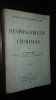 LA RESPONSABILITÉ DES CRIMINELS. GRASSET J.