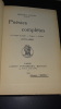 PO&Eacute;SIES COMPL&Egrave;TES: LA LAMPE D'ARGILE - VESPER - GALLICA. PLESSIS Fr&eacute;d&eacute;ric