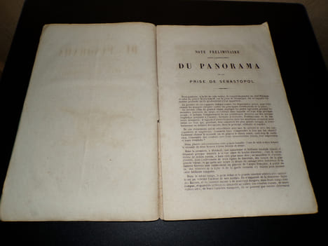 EXPLICATION DU PANORAMA REPRÉSENTANT LA BATAILLE DE LA PRISE DE SÉBASTOPOL . LANGLOIS Colonel CH.