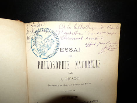ESSAI DE PHILOSOPHIE NATURELLE. TISSOT J.