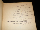 GRANDEUR ET SERVITUDE SOCIALISTES. MONTAGNON B.