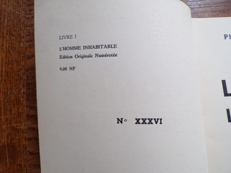 L'HOMME INHABITABLE. DELLA FAILLE Pierre