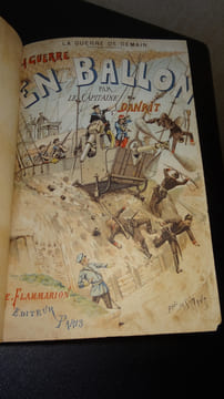LA GUERRE EN BALLON. DANRIT Capitaine