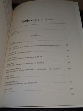 CENDRARS ET LE LOTISSEMENT DU CIEL. LEROY Claude