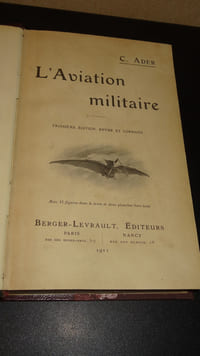 ENVOI DE CLÉMENT ADER - L'AVIATION MILITAIRE