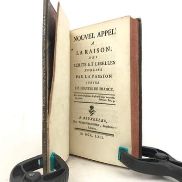 Appel à la raison, des écrits et libellés publiés par la Passion, contre les Jésuites de France.. [NOVI DE CAVEIRAC (Jean)] 
