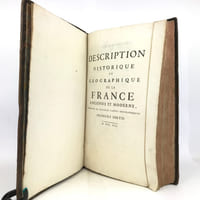 Description historique et géographique de la France ancienne et moderne, enrichie de plusieurs cartes géographiques. Première partie.