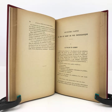 Le Vin aux points de vue physico-chimique, physiologique, hygiénique, thérapeutique.. DOUGNAC (Docteur François) 