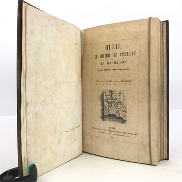 Rueil. Le Château de Richelieu. La Malmaison. [Suivi de :] Recueil de travaux d’érudtion dédiés à la mémoire de Julien Havet.. JACQUIN (Julien) ; ...