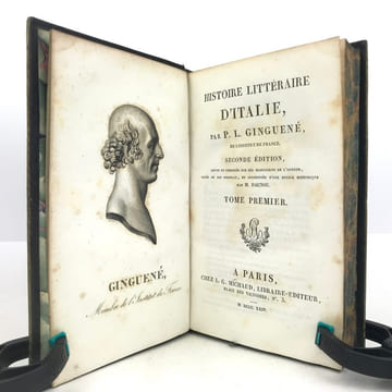 Histoire littéraire d’Italie.. GINGUENÉ (Pierre-Louis) 