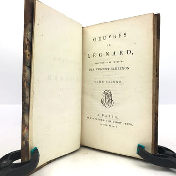 Œuvres de Léonard.. LÉONARD (Nicolas-Germain) ; CAMPENON (Vincent) 