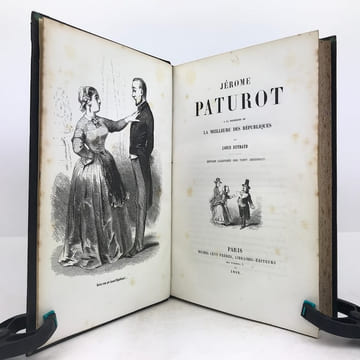 Jérome Paturot à la recherche d’une position sociale. [Suivi de :] Jérome Paturot à la recherche de la meilleure des républiques.. REYBAUD (Louis) 