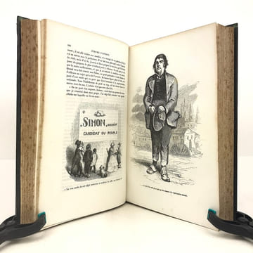 Jérome Paturot à la recherche d’une position sociale. [Suivi de :] Jérome Paturot à la recherche de la meilleure des républiques.. REYBAUD (Louis) 