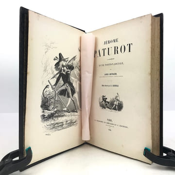 Jérome Paturot à la recherche d’une position sociale. [Suivi de :] Jérome Paturot à la recherche de la meilleure des républiques.. REYBAUD (Louis) 