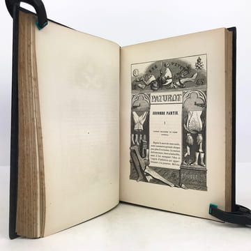 Jérome Paturot à la recherche d’une position sociale. [Suivi de :] Jérome Paturot à la recherche de la meilleure des républiques.. REYBAUD (Louis) 